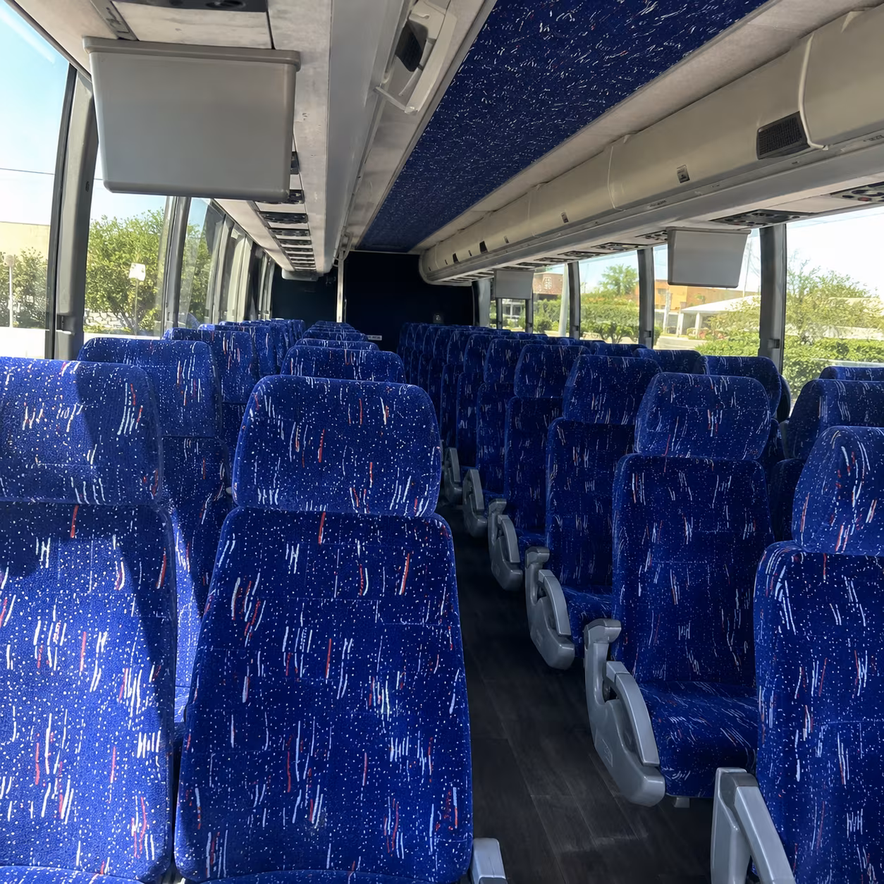 40-56 Passenger Charter Bus Interior