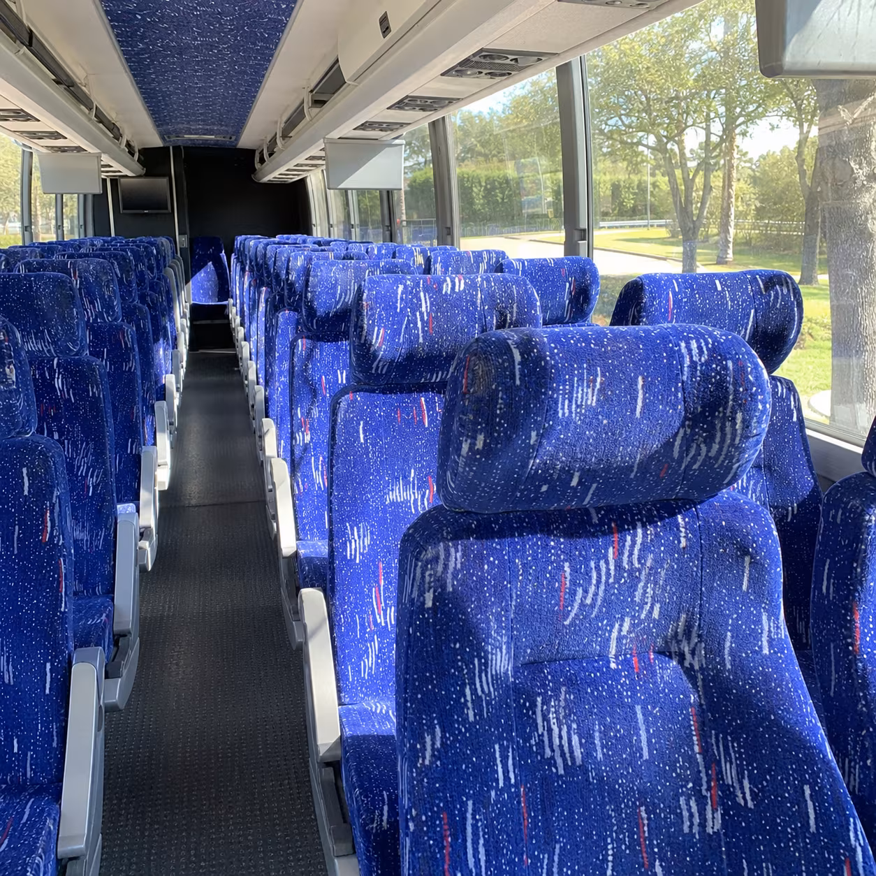 40-56 Passenger Charter Bus Inside