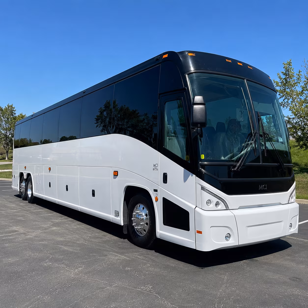 Eugene Airport Shuttle & Transportation party bus exterior