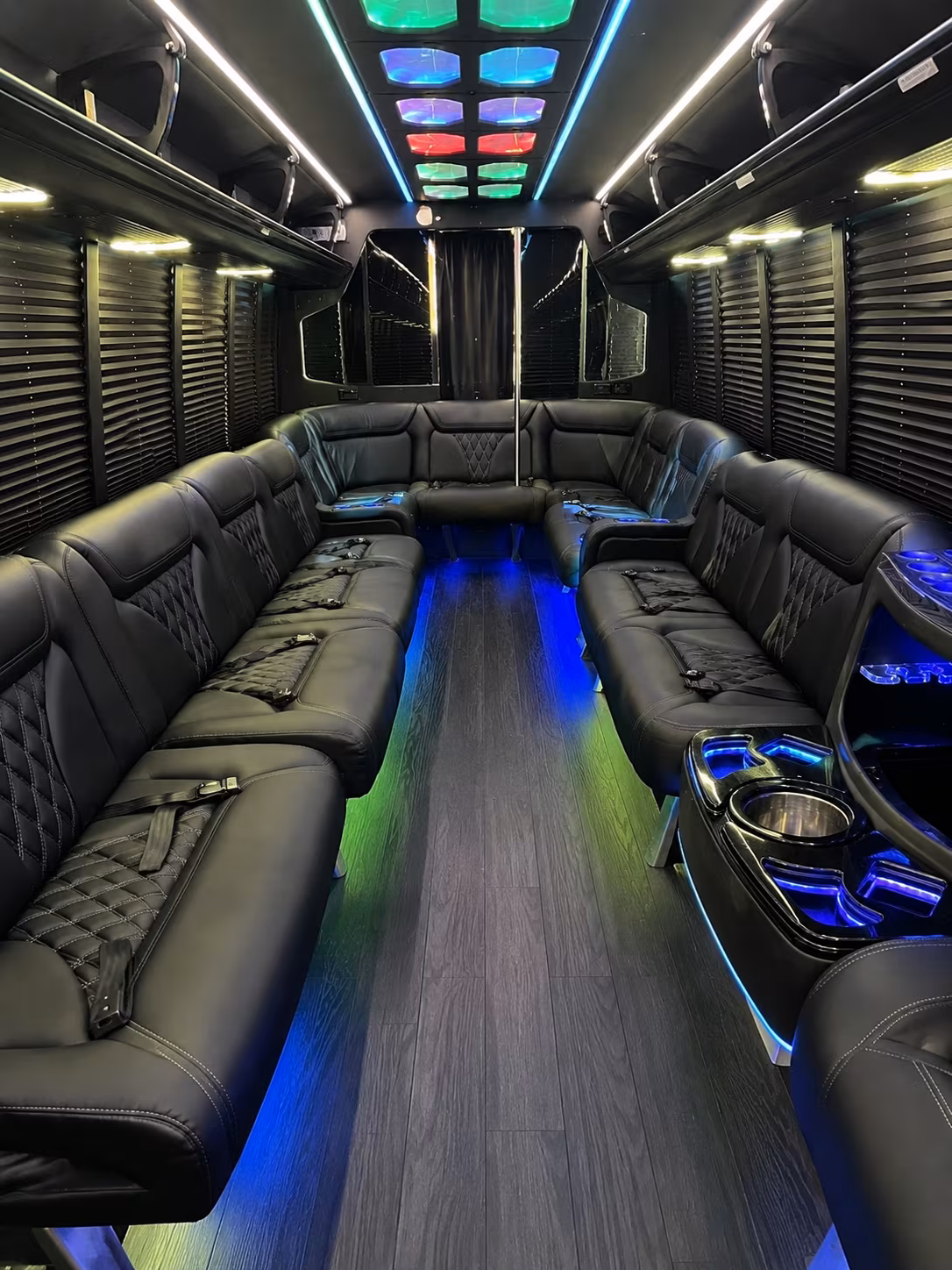 Eugene Concert & Music Festival Transportation party bus exterior