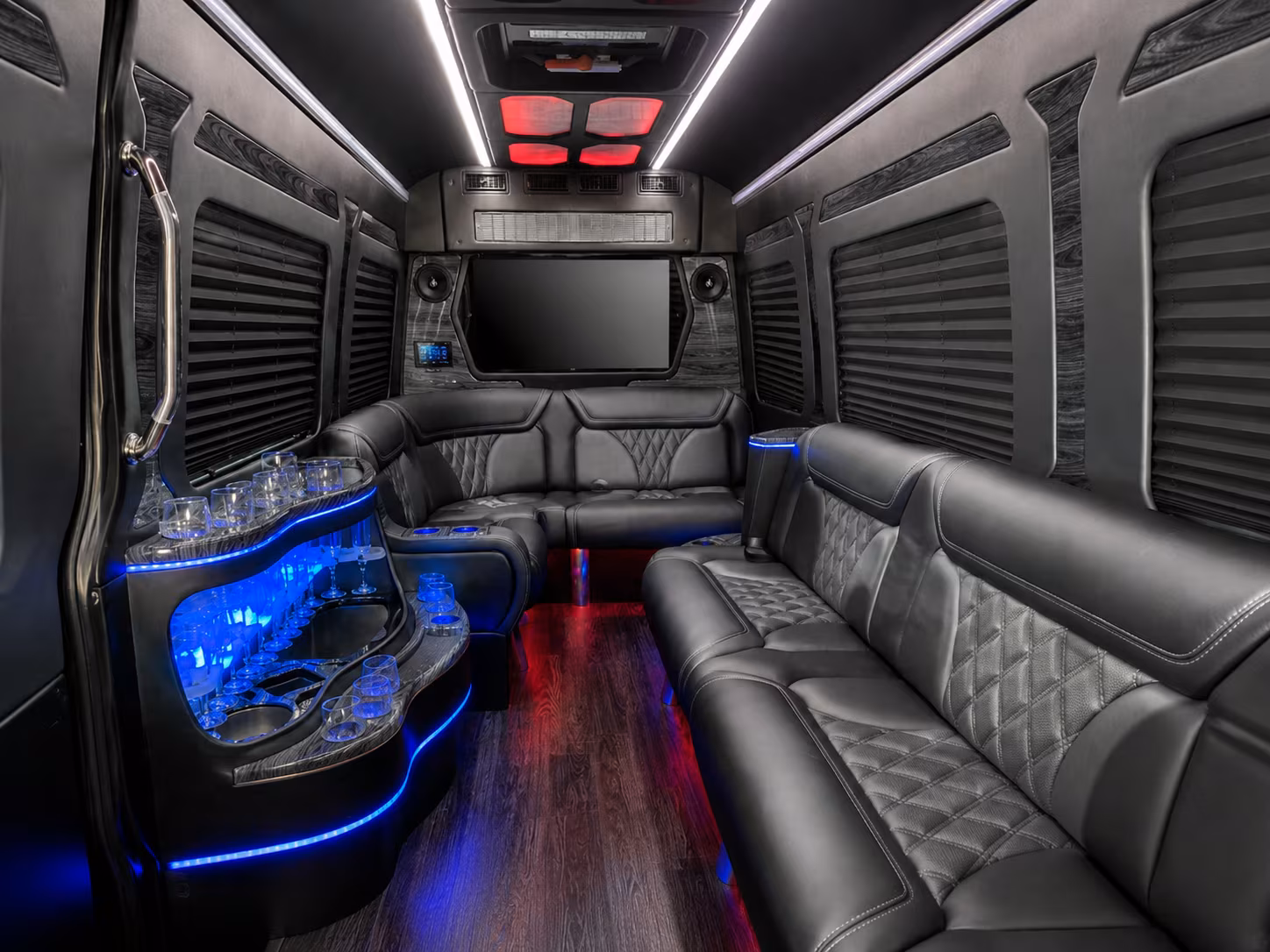 Eugene Corporate Transportation party bus exterior