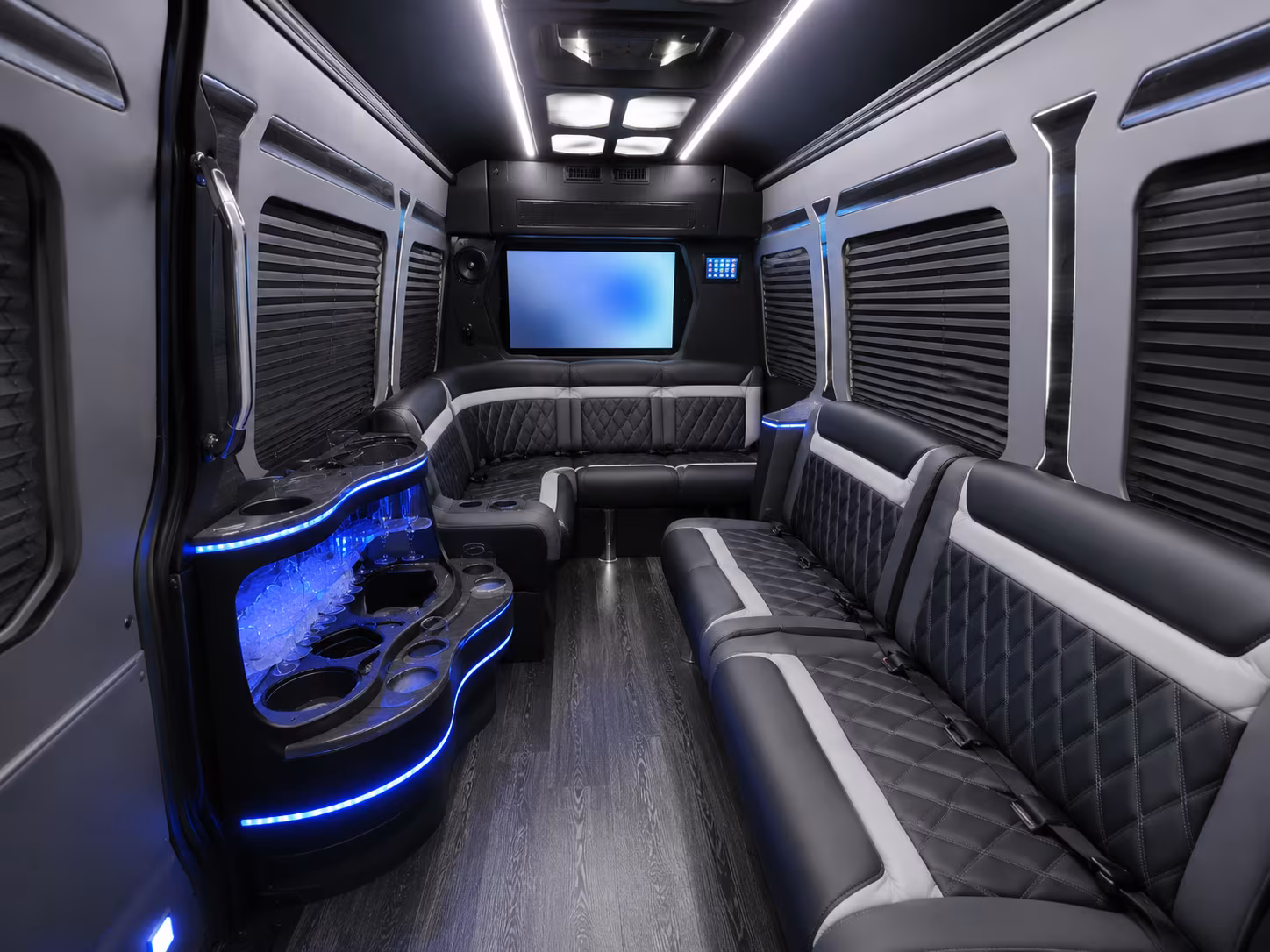 Eugene Corporate Transportation party bus exterior