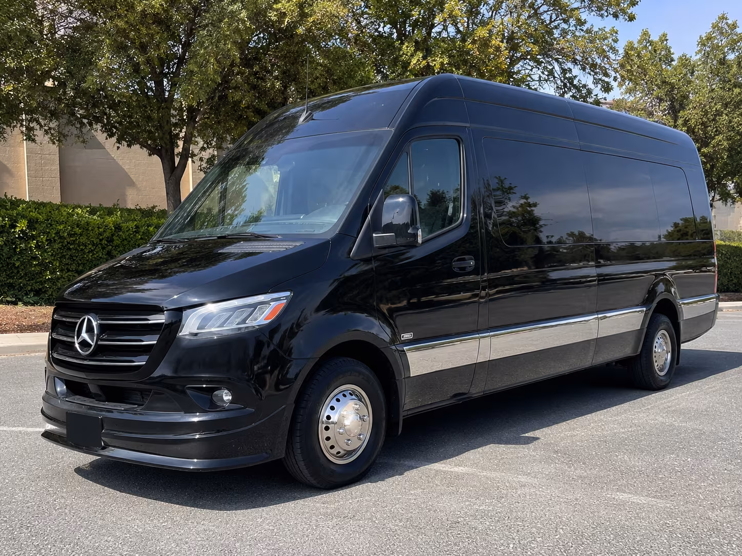 Eugene Corporate Transportation party bus exterior