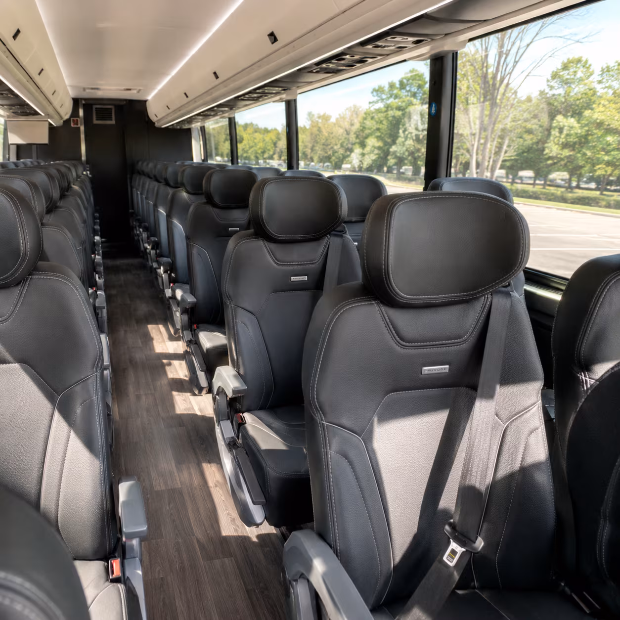 Eugene Corporate Transportation party bus exterior