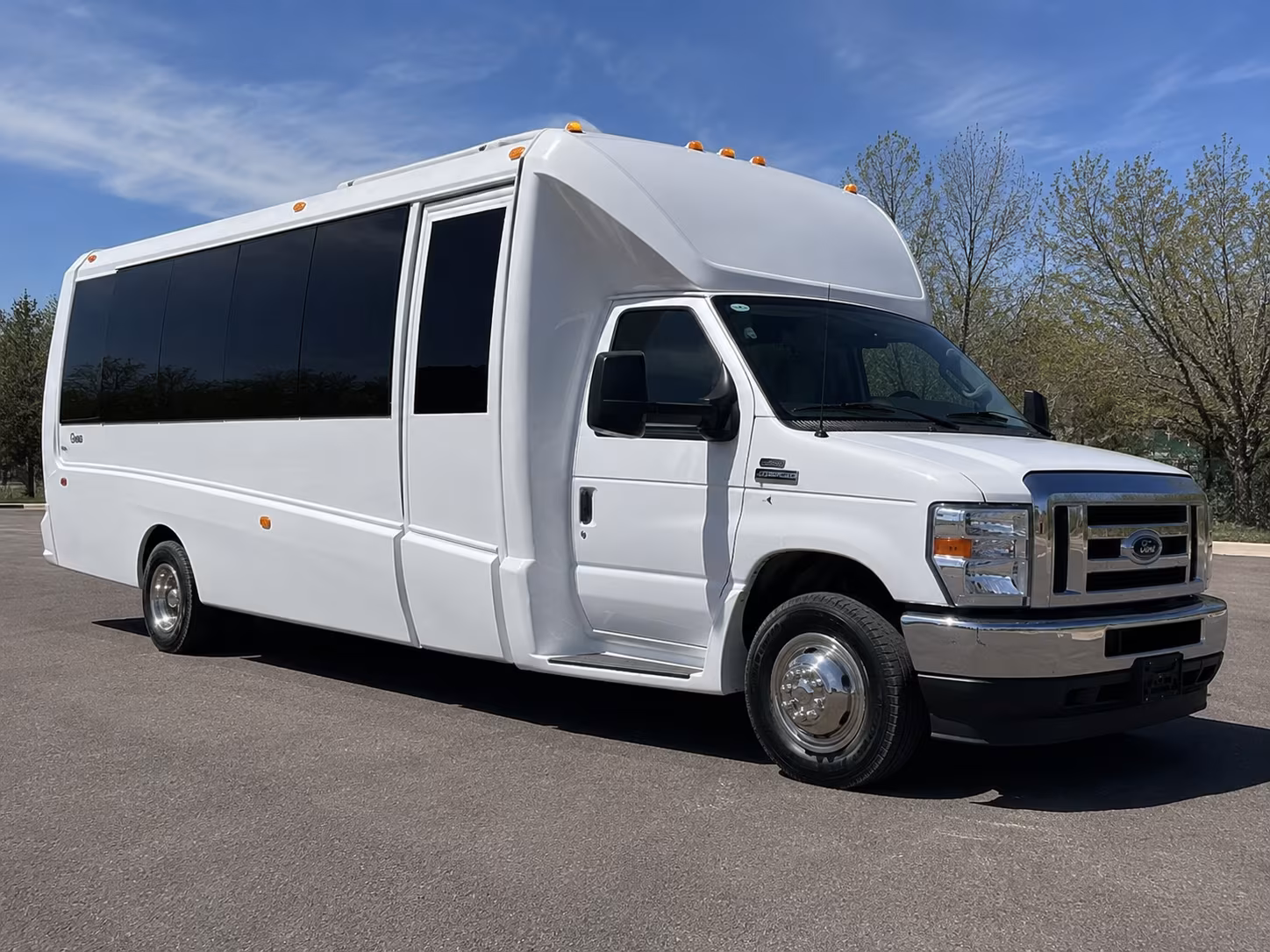 Eugene Private Event Transportation party bus exterior