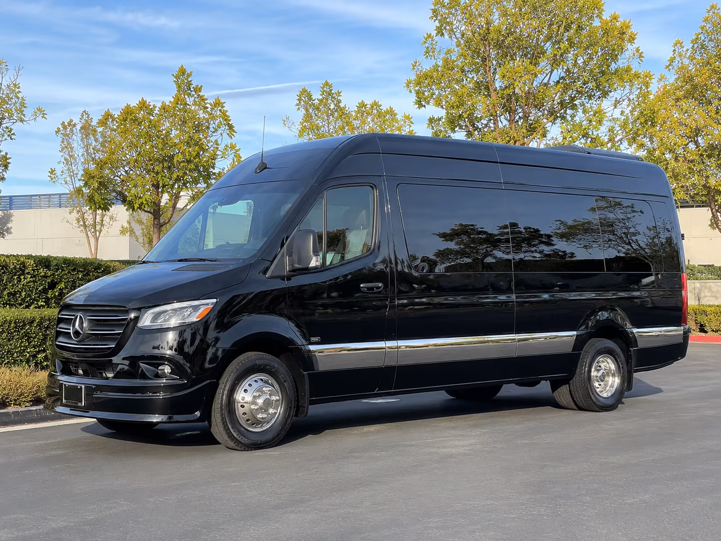 Eugene School Event Transportation party bus exterior
