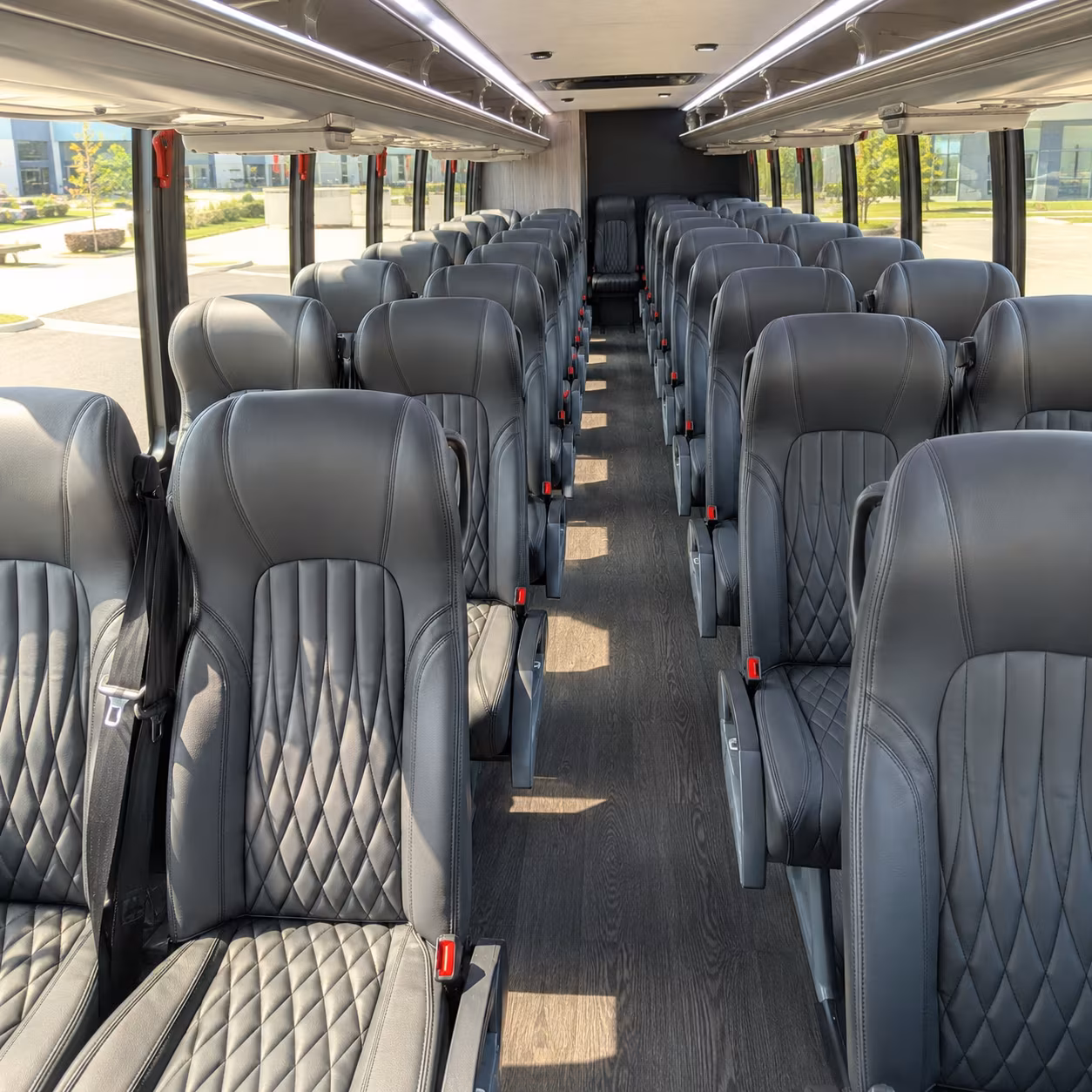 Eugene School Event Transportation party bus exterior