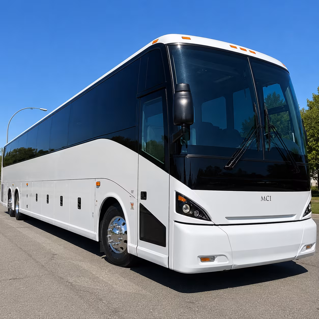Eugene School Event Transportation party bus exterior