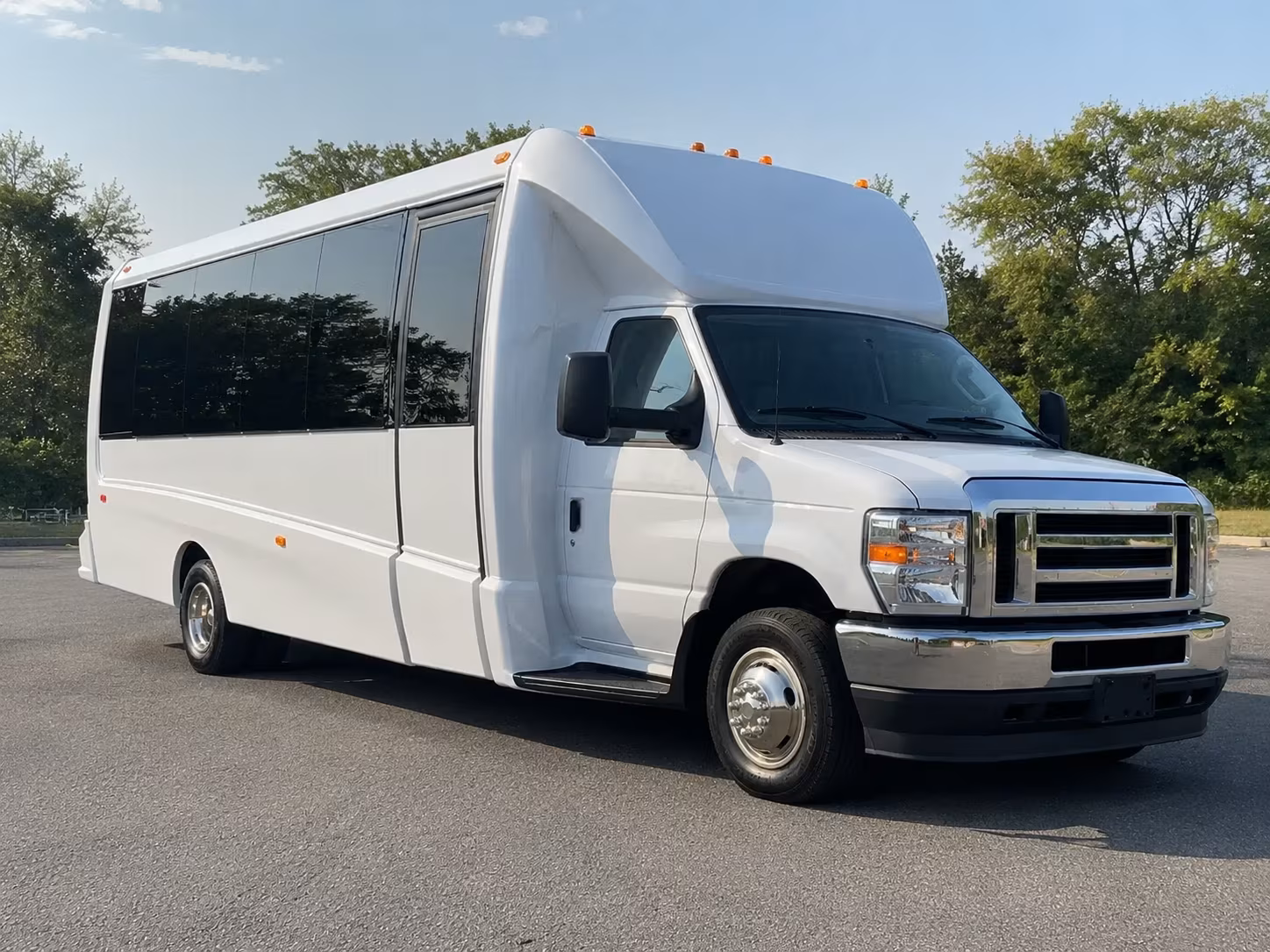 Eugene Sporting Event Transportation party bus exterior