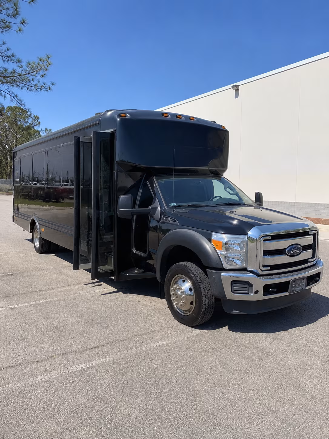 Interior of a party bus rental serving Eugene
