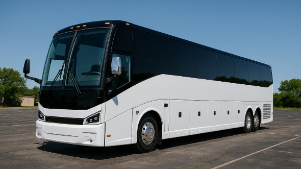 Exterior of Charter Bus Company Salem's 40 Passenger Party Bus in Salem