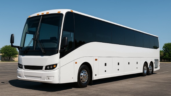 Exterior of Charter Bus Company Corvallis's 50 Passenger Party Bus in Corvallis